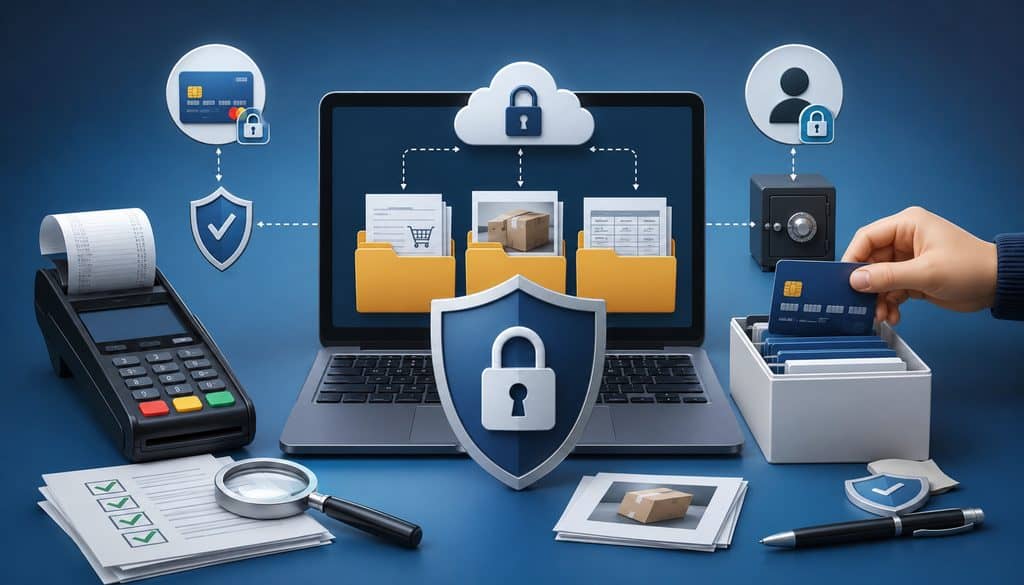 Secure storage of chargeback evidence with PCI-compliant payment data protection